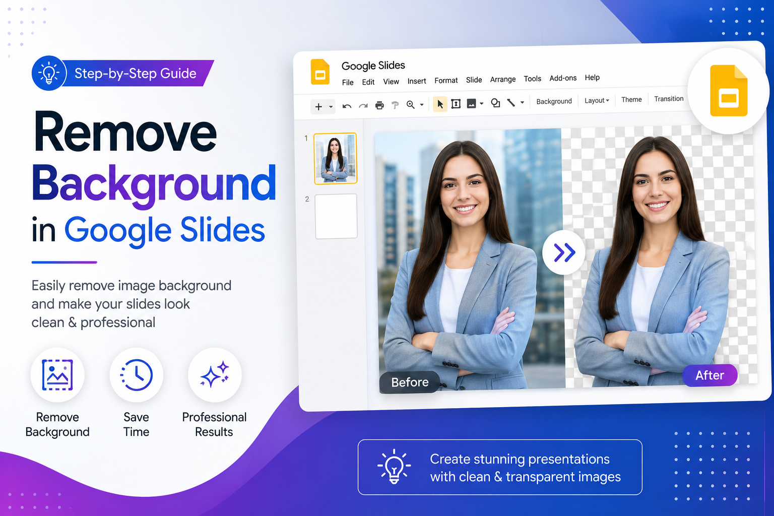 Remove Background in Google Slides (Free & Fast Guide)