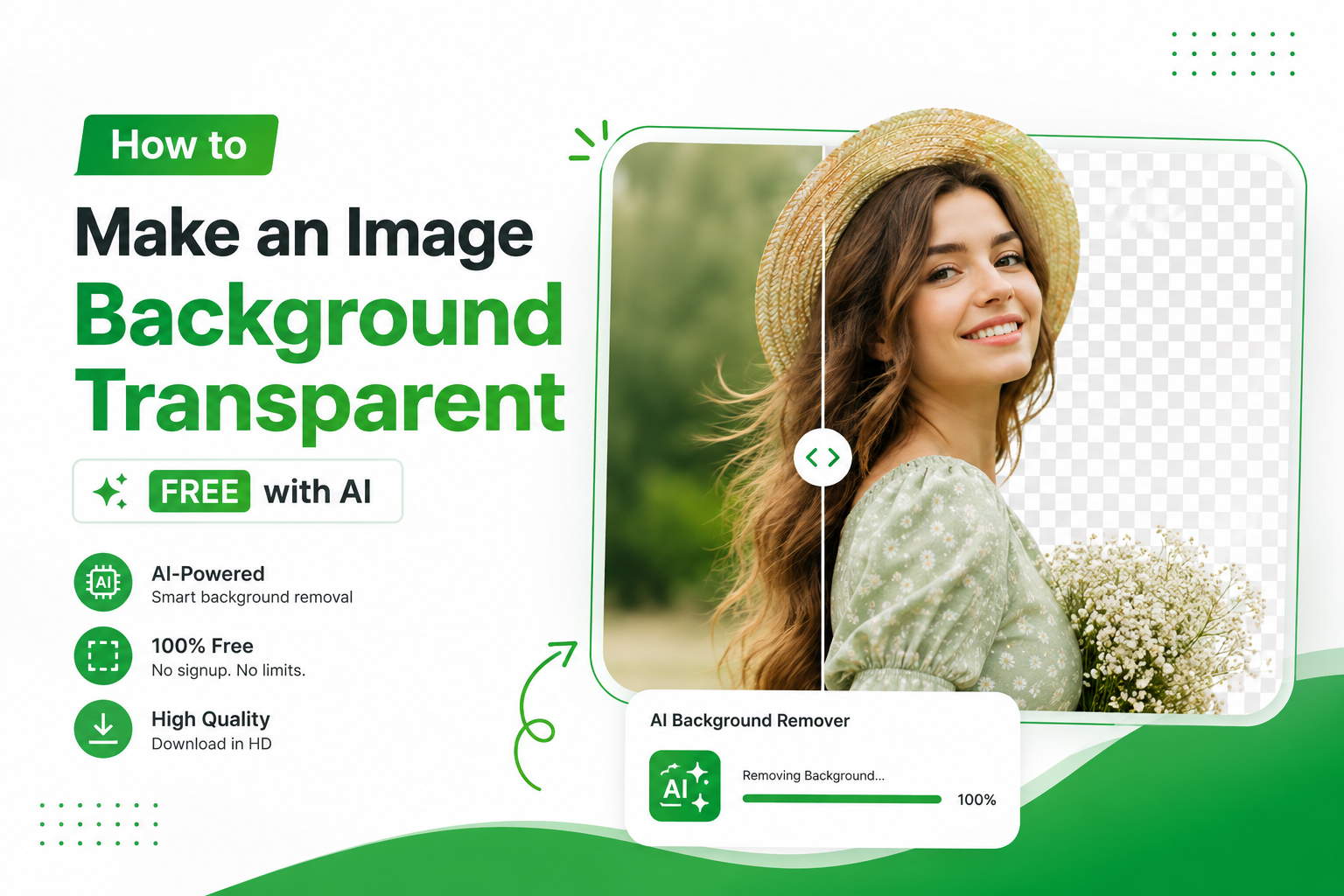 How to Make an Image Background Transparent Free with AI